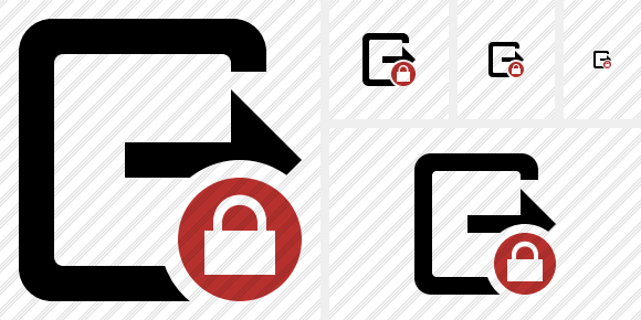 Icono Exit Lock Icono Exit Lock