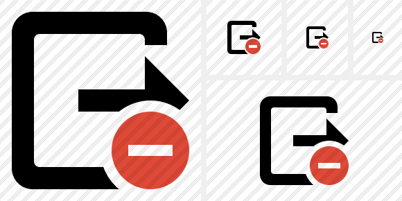 Exit Stop Symbol