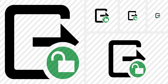 Icono Exit Unlock Icono Exit Unlock