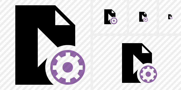 File Movie Settings Symbol