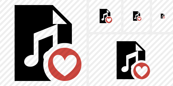 File Music Favorites Icon