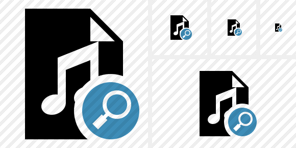 File Music Search Symbol