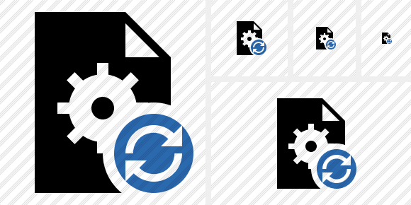 File Settings Refresh Symbol