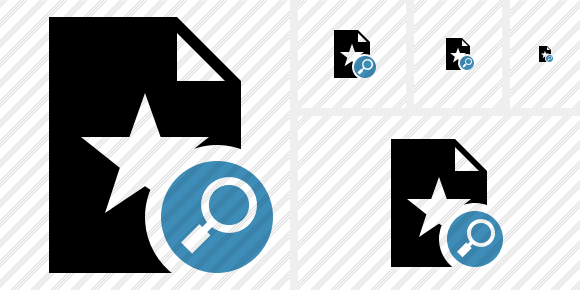 File Star Search Symbol