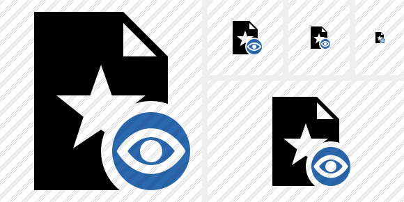 File Star View Symbol