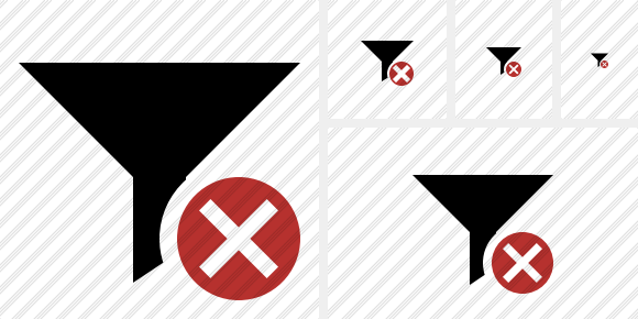 Filter Cancel Symbol