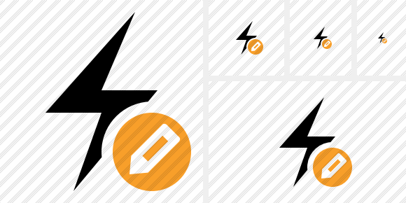 Flash Edit Icon Flash Edit Icon