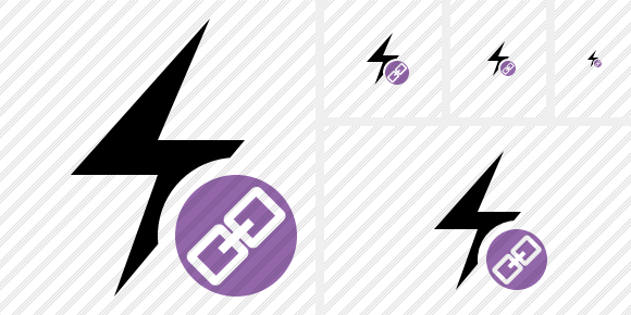 Flash Link Icon Flash Link Icon