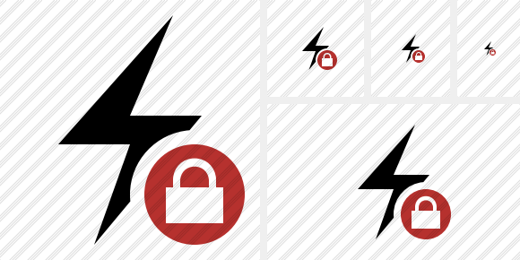 Flash Lock Symbol