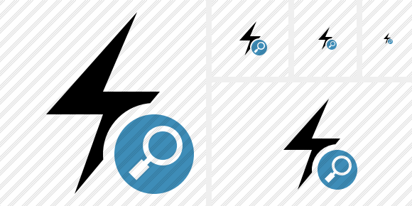 Flash Search Icon Flash Search Icon
