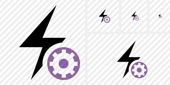 Flash Settings Icon Flash Settings Icon