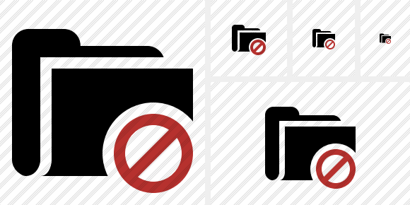 Folder Block Symbol Folder Block Symbol