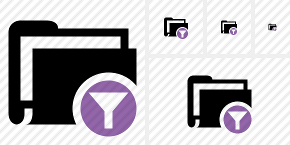 Folder Documents Filter Symbol