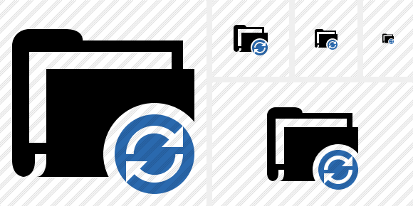 Icona Cartella Documenti Refresh Icona Cartella Documenti Refresh
