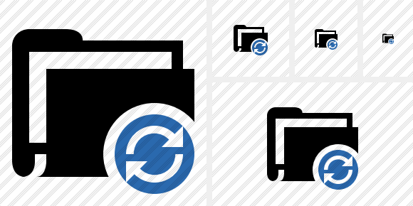 Folder Documents Refresh Symbol