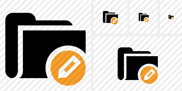 Folder Edit Symbol Folder Edit Symbol