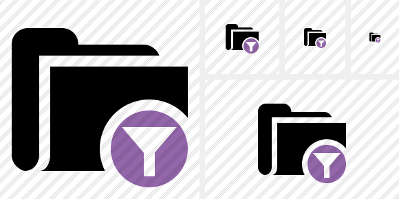 Folder Filter Symbol Folder Filter Symbol