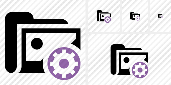 Folder Gallery Settings Symbol
