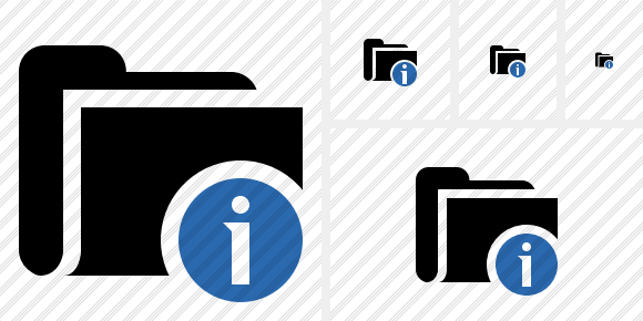 Folder Information Symbol Folder Information Symbol