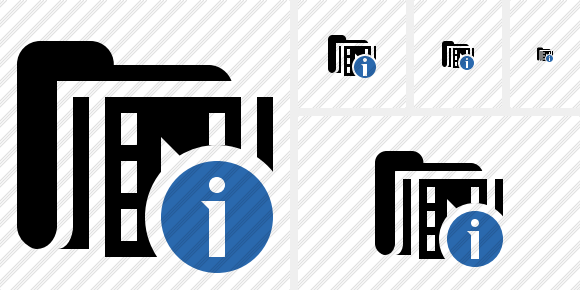 Иконка Папка Видео Информация