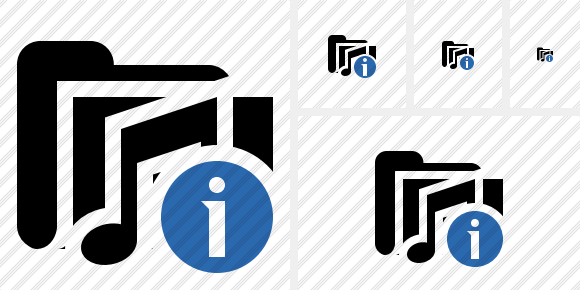 Иконка Папка Музыка Информация