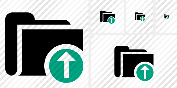 Folder Upload Symbol Folder Upload Symbol