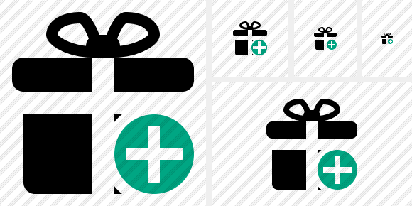 Icona Gift Aggiungi Icona Gift Aggiungi