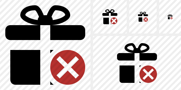 Icona Gift Rimuovi Icona Gift Rimuovi