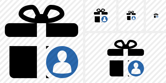 Icona Gift Utente Icona Gift Utente
