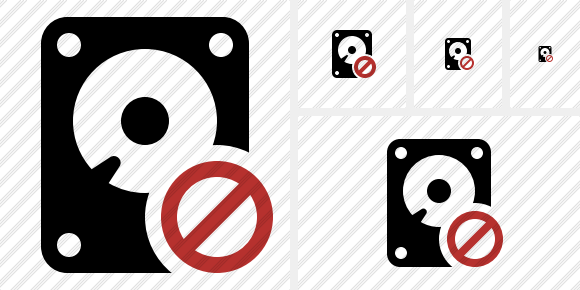 Hard Drive Block Icon