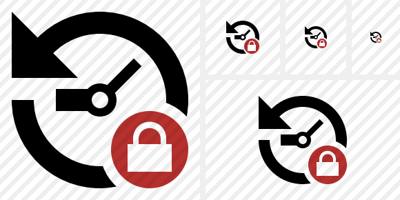 History Lock Symbol History Lock Symbol