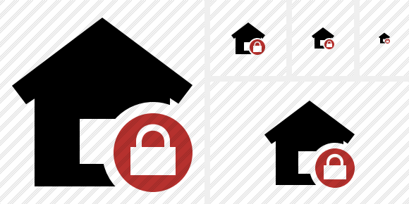 Home Lock Icon Home Lock Icon