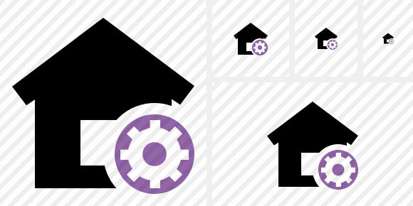Home Settings Icon Home Settings Icon
