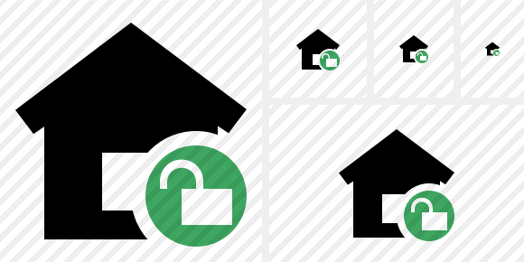 Home Unlock Icon Home Unlock Icon
