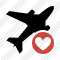 Airplane Favorites Icon