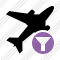 Airplane Filter Icon