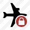 Airplane Horizontal Lock Icon