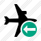 Airplane Horizontal Previous Icon