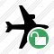 Airplane Horizontal Unlock Icon
