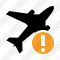 Airplane Warning Icon