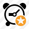 Alarm Clock Star Icon