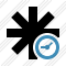 Asterisk Clock Icon