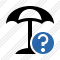 Beach Umbrella Help Icon