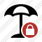 Beach Umbrella Lock Icon