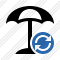 Beach Umbrella Refresh Icon