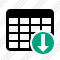 Database Table Download Icon