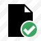 Document Blank Ok Icon