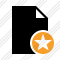 Document Blank Star Icon