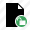 Document Blank Unlock Icon