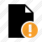 Document Blank Warning Icon